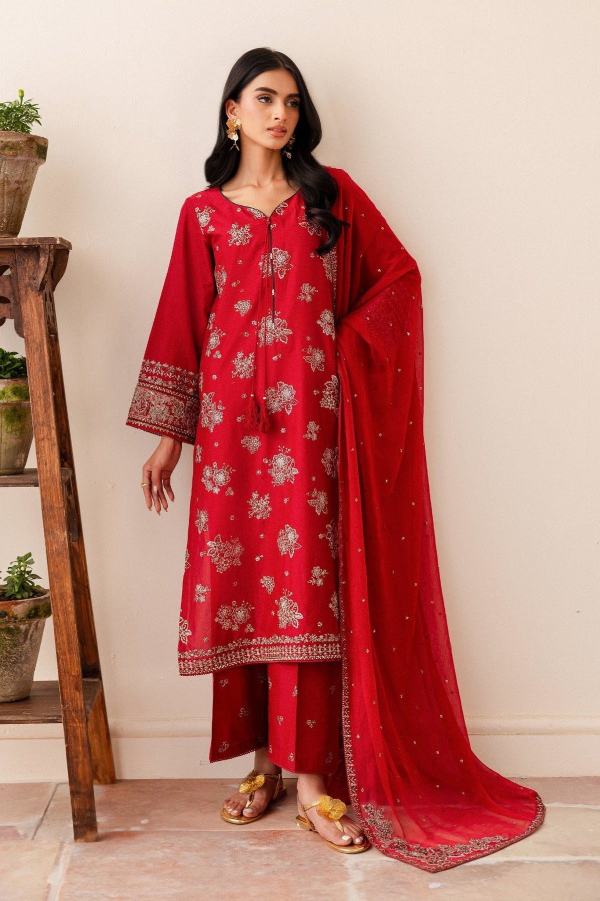 Batik | Kai Formals | Milaas-Brand:Batik-Type:Ladies Clothes-Red-Lawn-House of Maryam- Buy in UK, USA