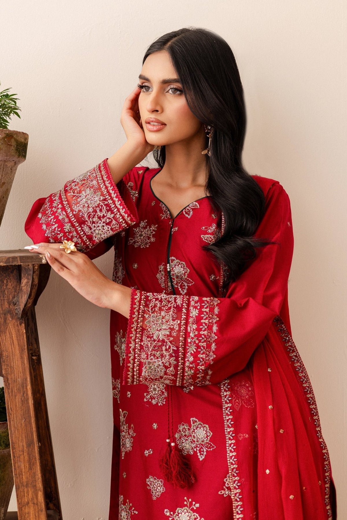 Batik | Kai Formals | Milaas-Brand:Batik-Type:Ladies Clothes-Red-Lawn-House of Maryam- Buy in UK, USA