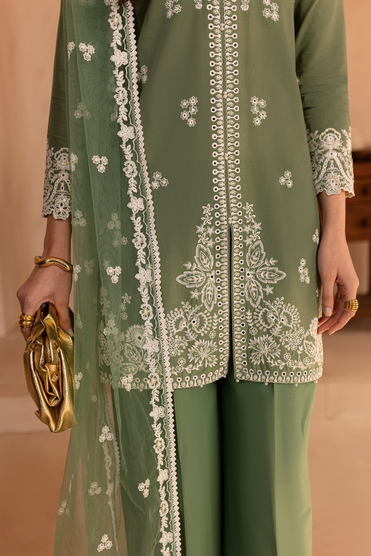 Batik | Kai Formals | Miro-Brand:Batik-Type:Ladies Clothes-Pastel Green-Lawn-House of Maryam- Buy in UK, USA