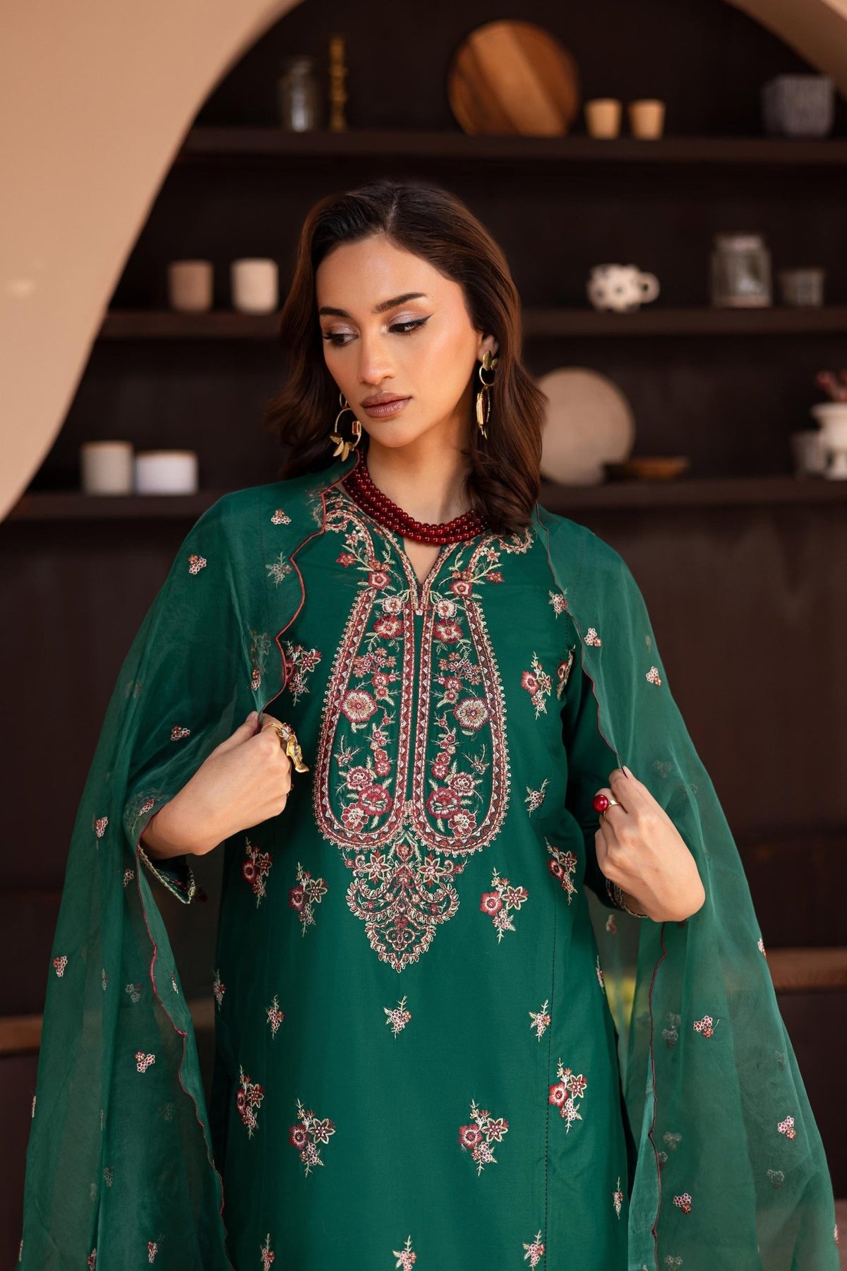 Batik | Kai Formals | Myra-Brand:Batik-Type:Ladies Clothes-Teal Green-Lawn-House of Maryam- Buy in UK, USA