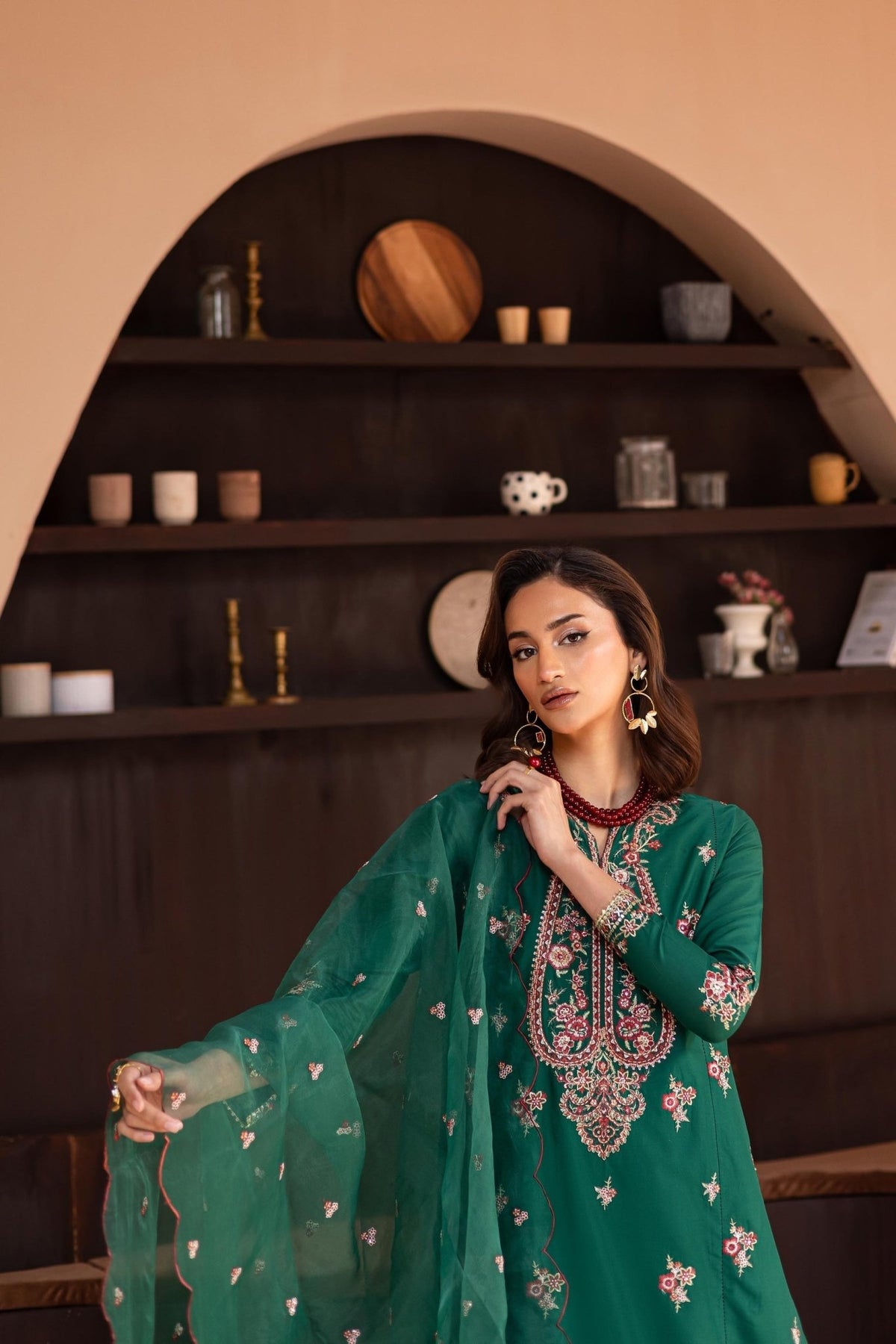 Batik | Kai Formals | Myra-Brand:Batik-Type:Ladies Clothes-Teal Green-Lawn-House of Maryam- Buy in UK, USA