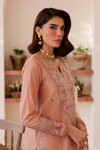 Batik | Kai Formals | Peachie-Brand:Batik-Type:Ladies Clothes-Pale Peach-Lawn-House of Maryam- Buy in UK, USA