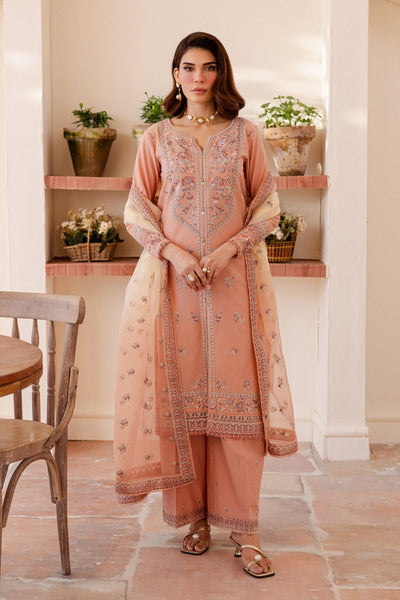 Batik | Kai Formals | Peachie-Brand:Batik-Type:Ladies Clothes-Pale Peach-Lawn-House of Maryam- Buy in UK, USA