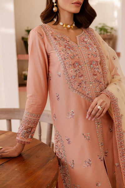 Batik | Kai Formals | Peachie-Brand:Batik-Type:Ladies Clothes-Pale Peach-Lawn-House of Maryam- Buy in UK, USA