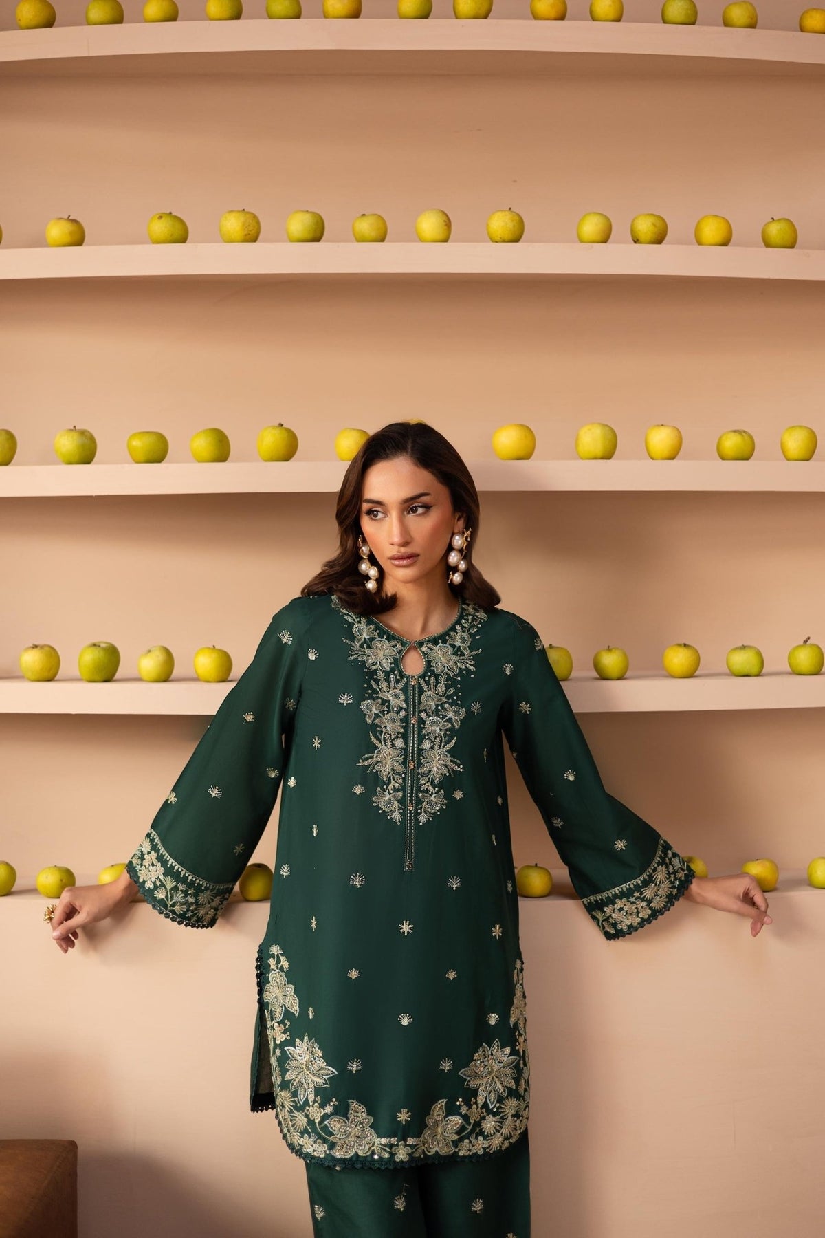 Batik | Kai Formals |Yasha-Brand:Batik-Type:Ladies Clothes-Dark Green-Lawn-House of Maryam- Buy in UK, USA