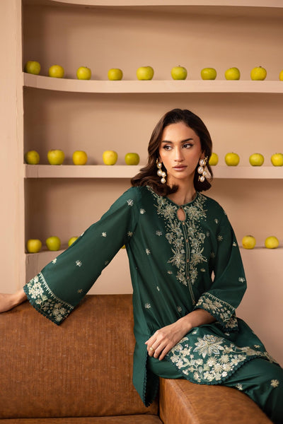 Batik | Kai Formals |Yasha-Brand:Batik-Type:Ladies Clothes-Dark Green-Lawn-House of Maryam- Buy in UK, USA