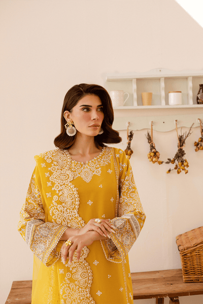 Batik | Kai Formals | Zahay-Brand:Batik-Type:Ladies Clothes-Yellow-Lawn-House of Maryam- Buy in UK, USA