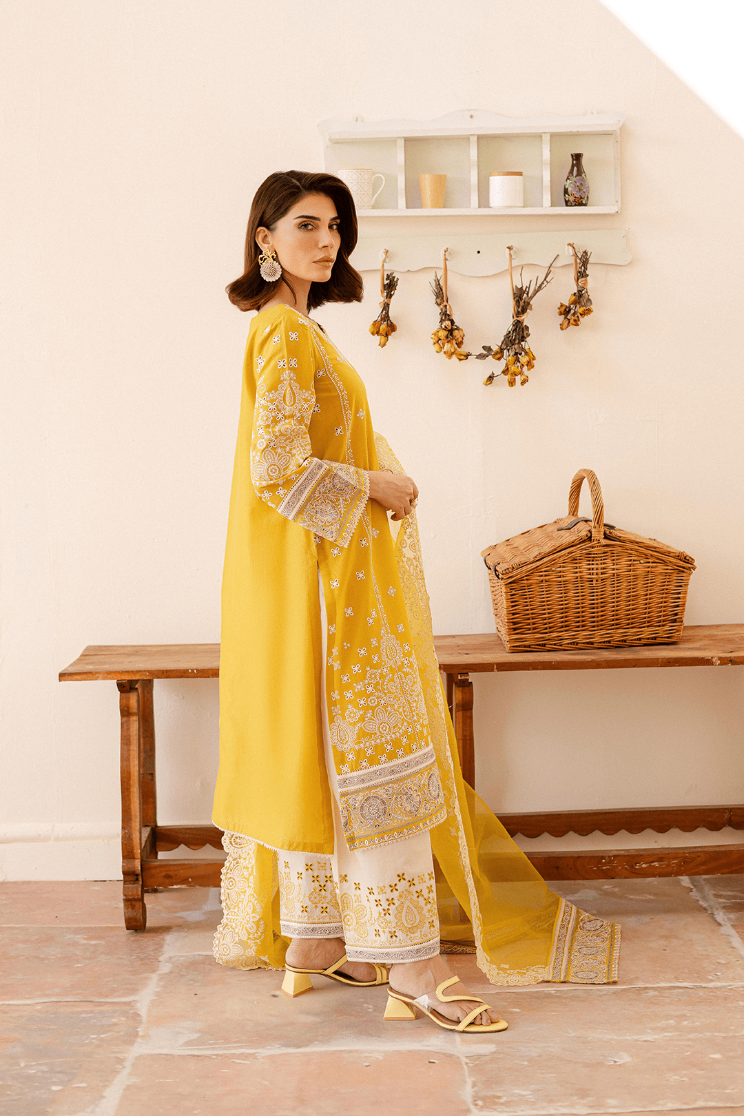 Batik | Kai Formals | Zahay-Brand:Batik-Type:Ladies Clothes-Yellow-Lawn-House of Maryam- Buy in UK, USA