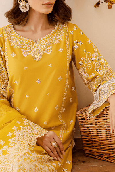 Batik | Kai Formals | Zahay-Brand:Batik-Type:Ladies Clothes-Yellow-Lawn-House of Maryam- Buy in UK, USA