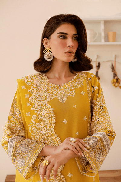 Batik | Kai Formals | Zahay-Brand:Batik-Type:Ladies Clothes-Yellow-Lawn-House of Maryam- Buy in UK, USA