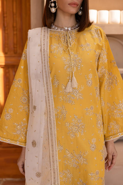 Batik | Ophelia Luxury Pret | Aliea-Brand:Batik-Type:Ladies Clothes-Yellow-Pima Lawn-House of Maryam- Buy in UK, USA