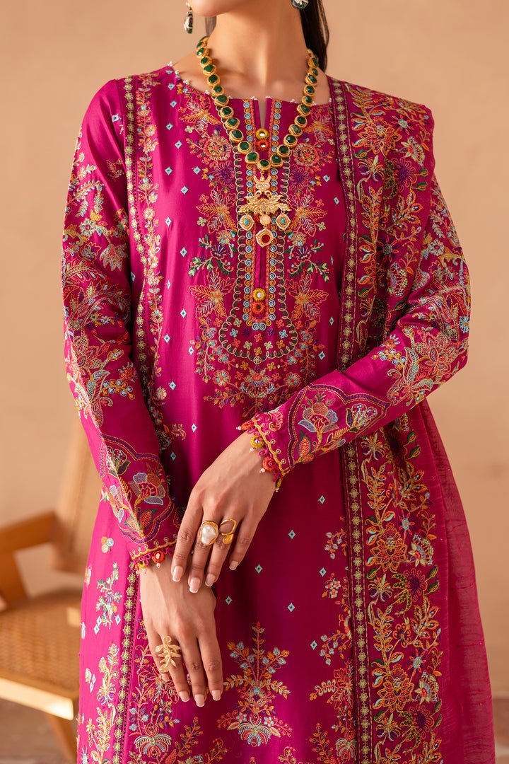 Batik | Ophelia Luxury Pret | Bea-Brand:Batik-Type:Ladies Clothes-Magenta-Lawn-House of Maryam- Buy in UK, USA