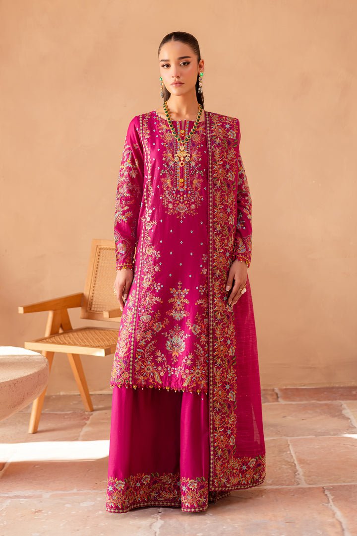 Batik | Ophelia Luxury Pret | Bea-Brand:Batik-Type:Ladies Clothes-Magenta-Lawn-House of Maryam- Buy in UK, USA