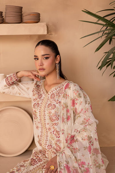 Batik | Ophelia Luxury Pret | Dandelion-Brand:Batik-Type:Ladies Clothes-Off White-Pima Lawn-House of Maryam- Buy in UK, USA