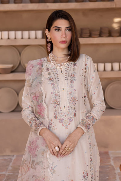 Batik | Ophelia Luxury Pret | Lune-Brand:Batik-Type:Ladies Clothes-Off White-Pima Lawn-House of Maryam- Buy in UK, USA