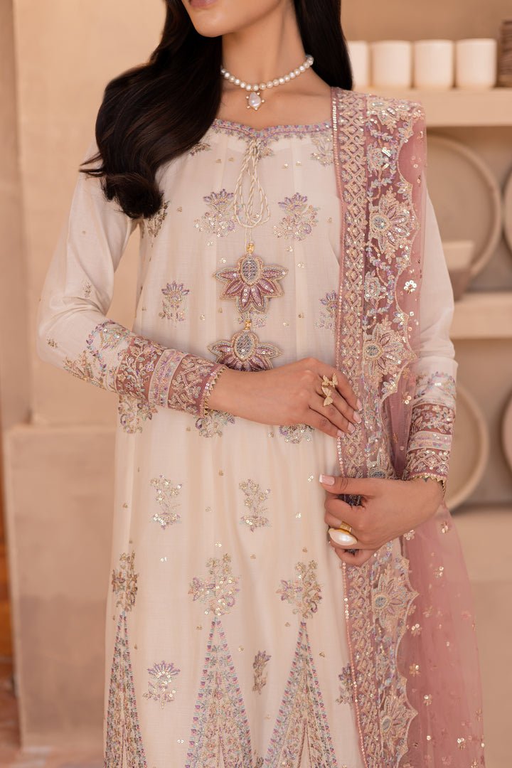 Batik | Ophelia Luxury Pret | Rusputin-Brand:Batik-Type:Ladies Clothes-Off White-Pima Lawn-House of Maryam- Buy in UK, USA