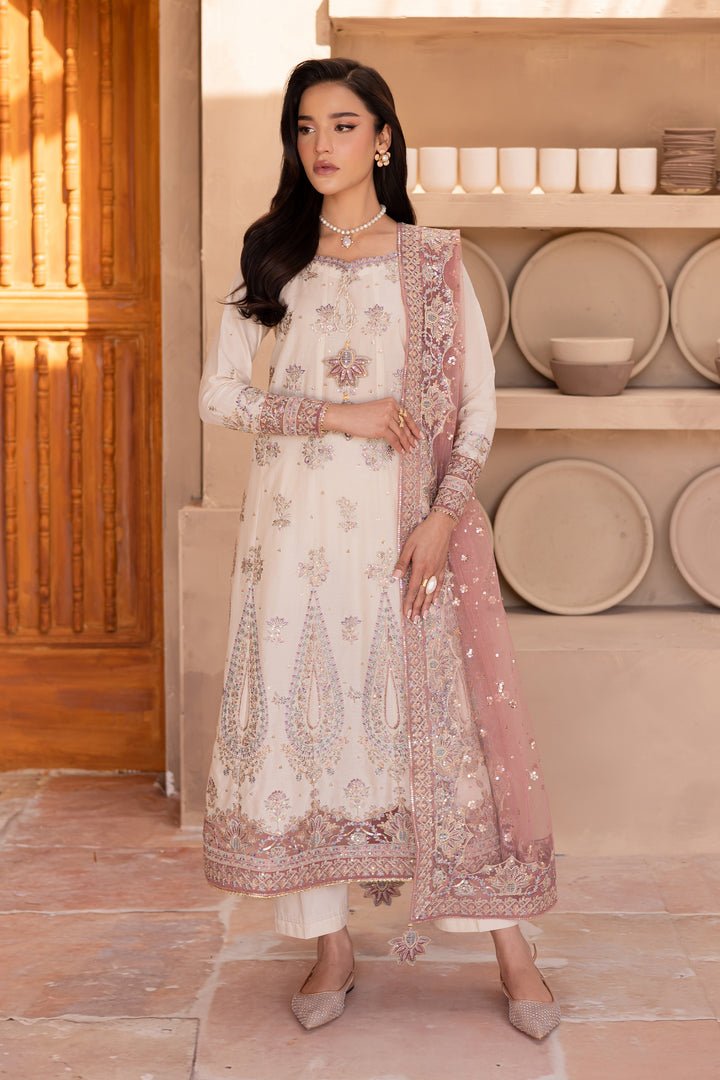 Batik | Ophelia Luxury Pret | Rusputin-Brand:Batik-Type:Ladies Clothes-Off White-Pima Lawn-House of Maryam- Buy in UK, USA