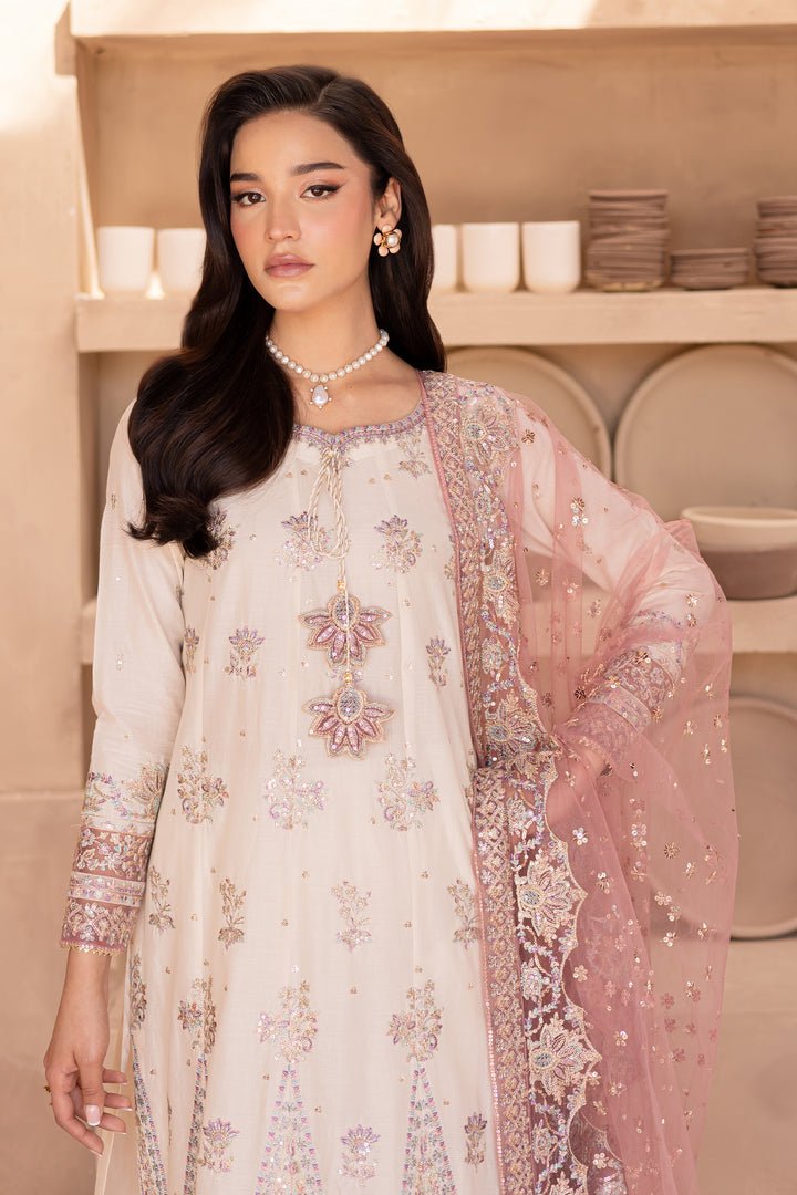 Batik | Ophelia Luxury Pret | Rusputin-Brand:Batik-Type:Ladies Clothes-Off White-Pima Lawn-House of Maryam- Buy in UK, USA