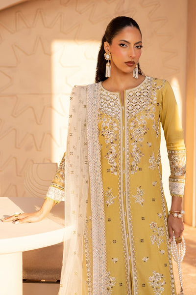 Batik | Ophelia Luxury Pret | Shamma-Brand:Batik-Type:Ladies Clothes-Lime Yellow-Pima Lawn-House of Maryam- Buy in UK, USA