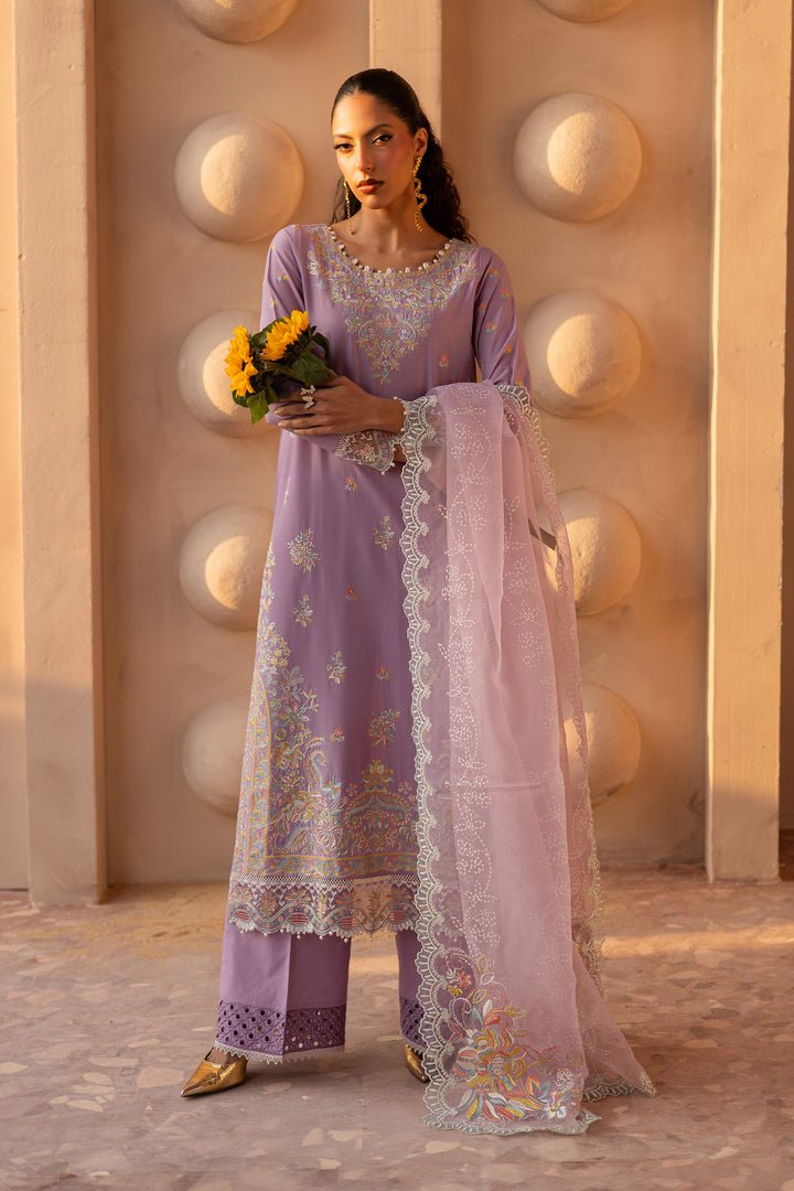 Batik | Ophelia Luxury Pret | Yasha Lilac-Brand:Batik-Type:Ladies Clothes-Lilac-Pima Lawn-House of Maryam- Buy in UK, USA