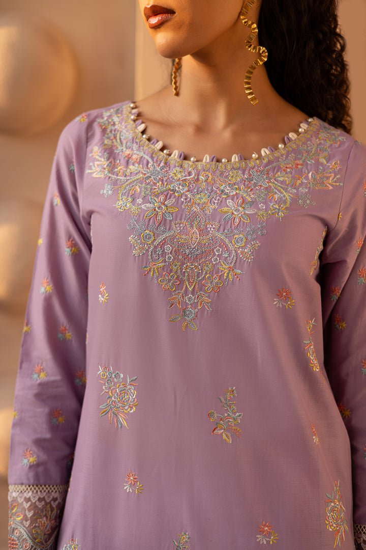 Batik | Ophelia Luxury Pret | Yasha Lilac-Brand:Batik-Type:Ladies Clothes-Lilac-Pima Lawn-House of Maryam- Buy in UK, USA