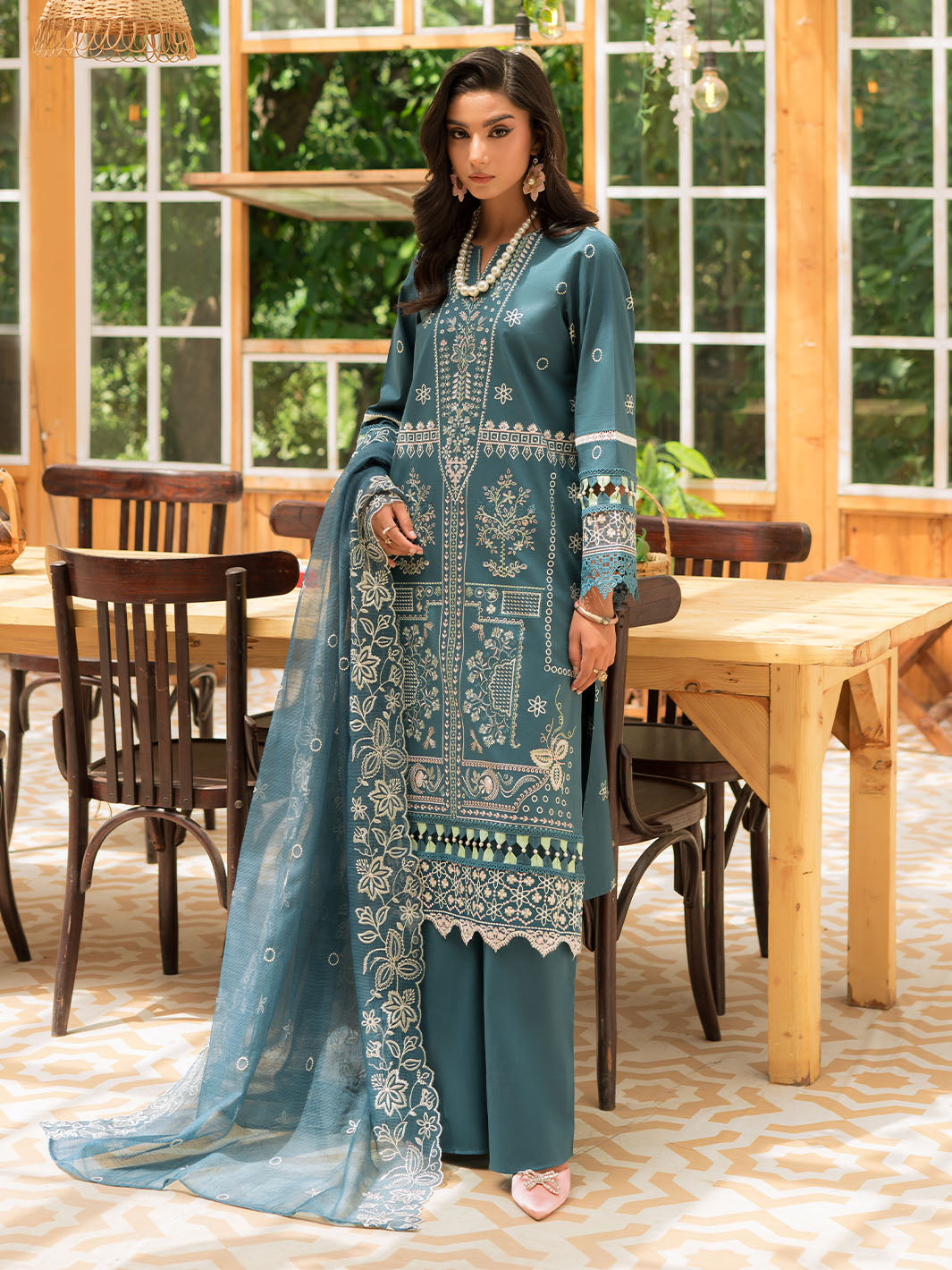 Mahnur | Bella Lawn 24 | BL - 01 by Designer Mahnur - House of Maryam - Pakistani Designer Ethnic Wear in {{ shop.shopifyCountryName }}