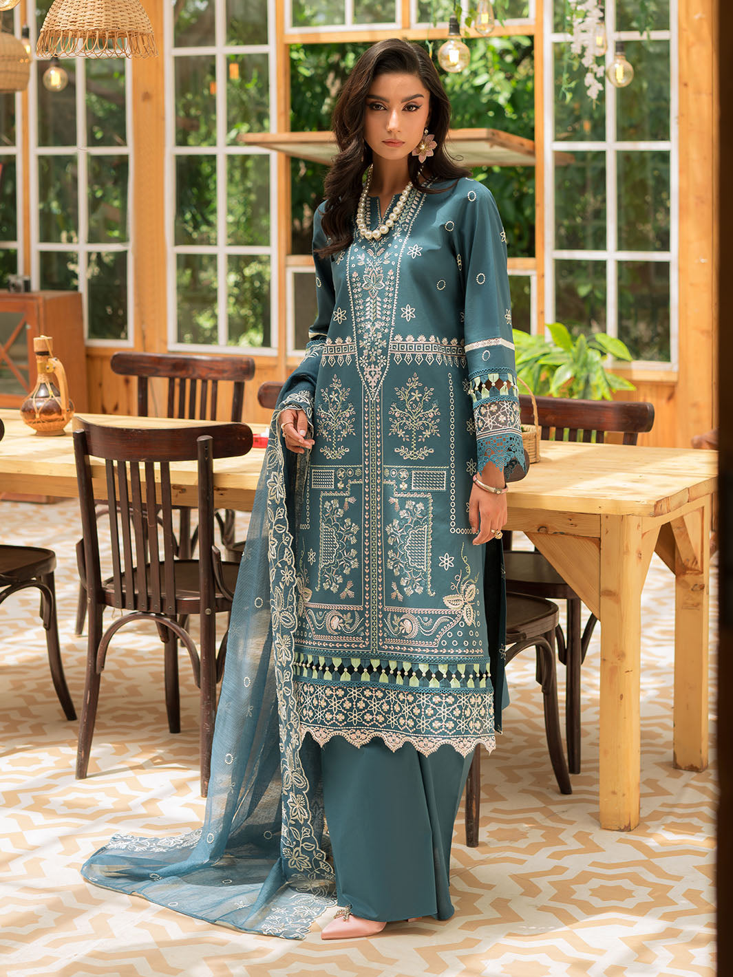 Mahnur | Bella Lawn 24 | BL - 01 by Designer Mahnur - House of Maryam - Pakistani Designer Ethnic Wear in {{ shop.shopifyCountryName }}