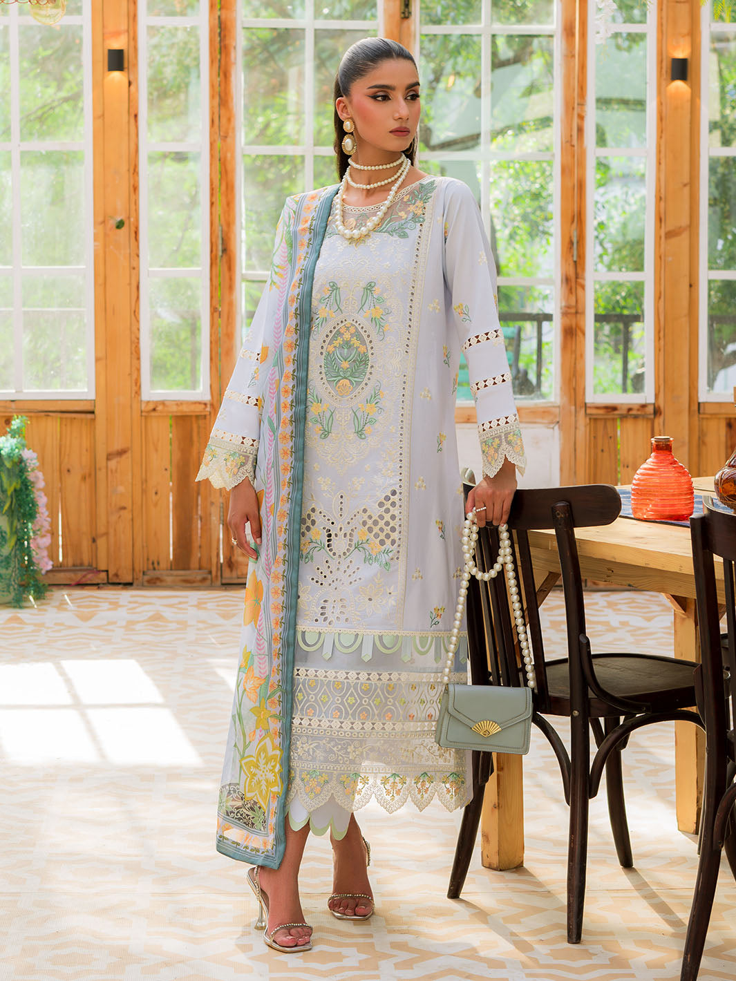 Mahnur | Bella Lawn 24 | BL - 03 -  Mahnur Luxury - Original Designer Dress - House of Maryam