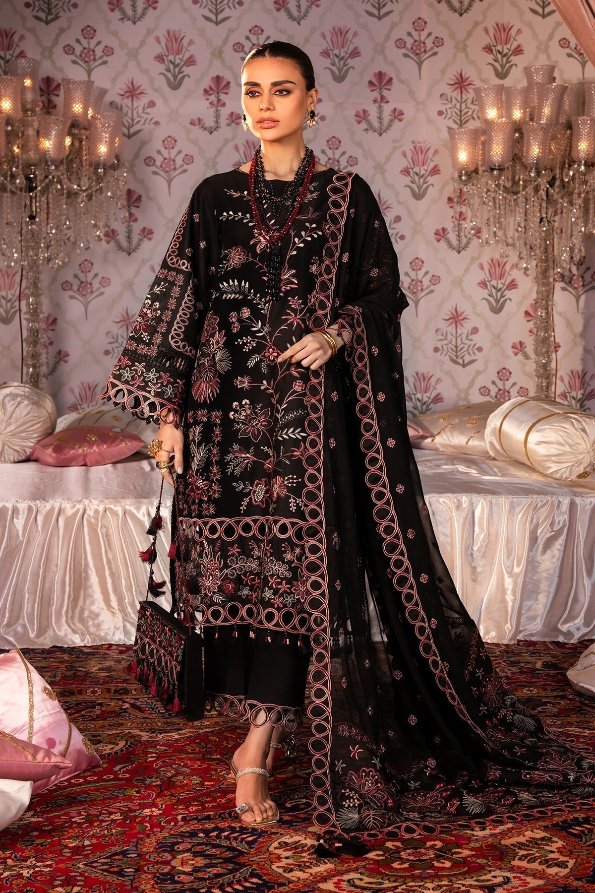 Alizeh | Rawayat Luxury Lawn 24 | Gulshan -  Alizeh Luxury - Original Designer Dress - House of Maryam