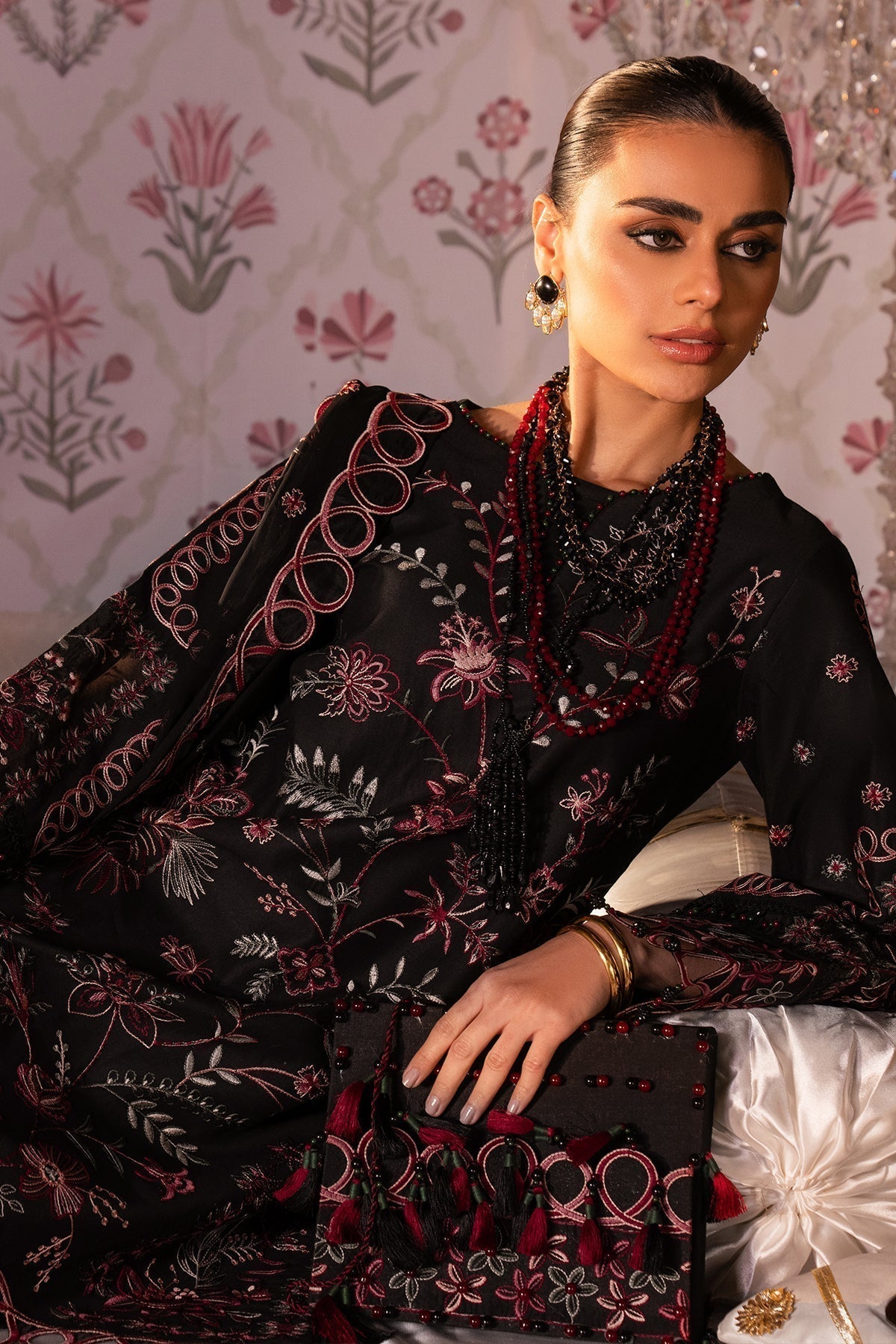 Alizeh | Rawayat Luxury Lawn 24 | Gulshan -  Alizeh Luxury - Original Designer Dress - House of Maryam