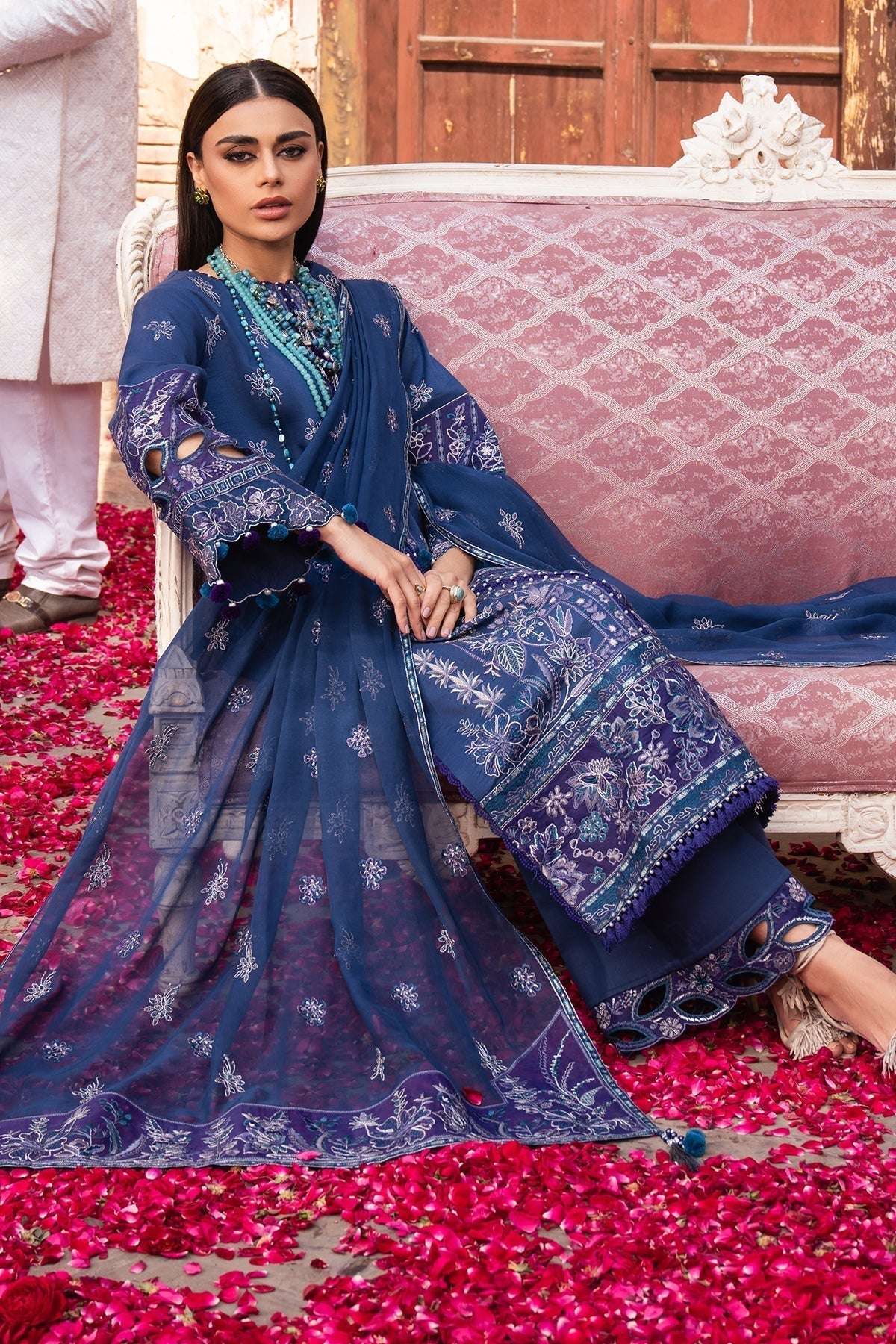 Alizeh | Rawayat Luxury Lawn 24 | Shehnaaz -  Alizeh Luxury - Original Designer Dress - House of Maryam