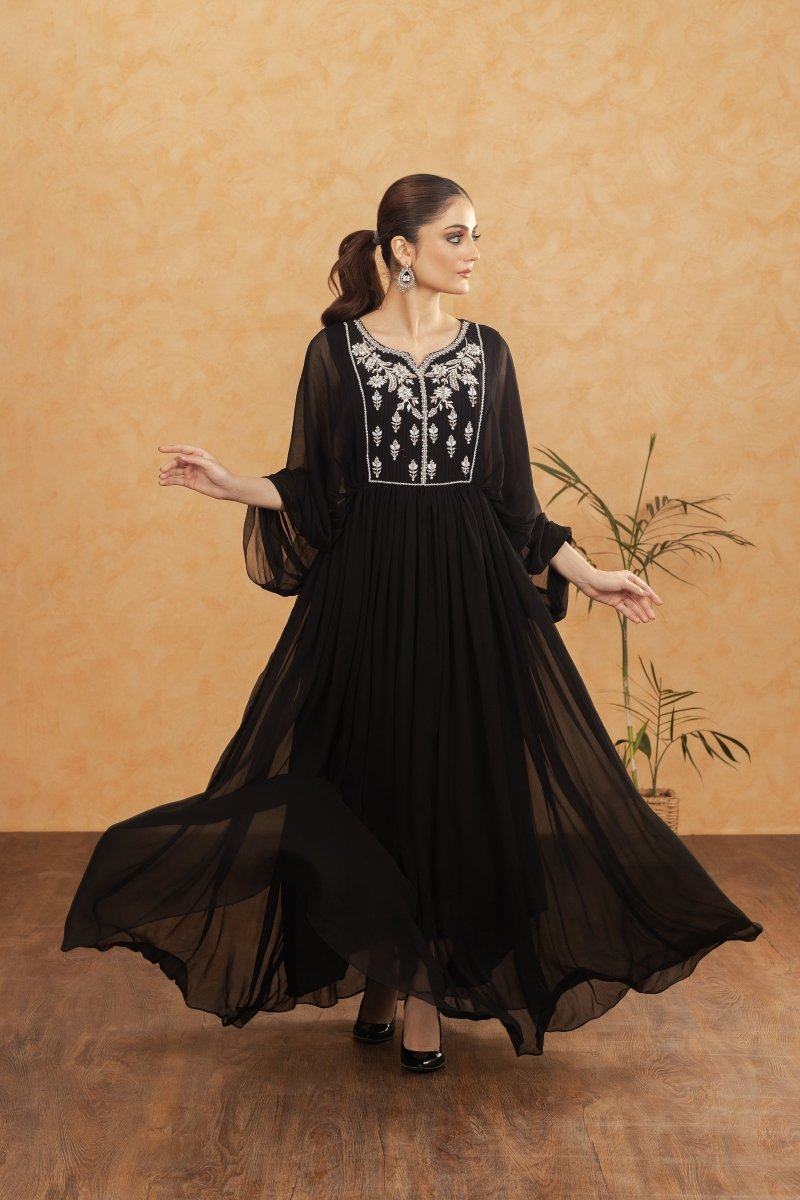 Panache | Pret | Black Beauty -  Panache By Mona  - Original Designer Dress - House of Maryam