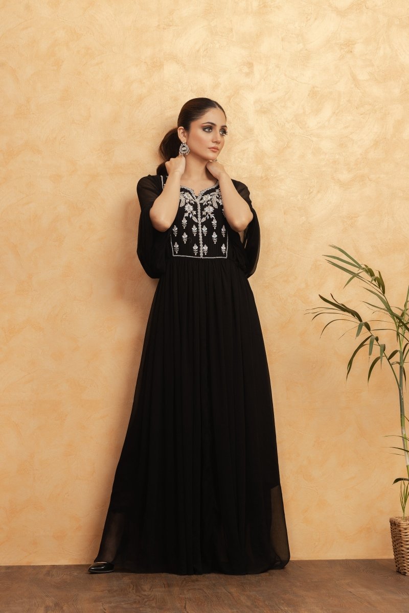 Panache | Pret | Black Beauty -  Panache By Mona  - Original Designer Dress - House of Maryam