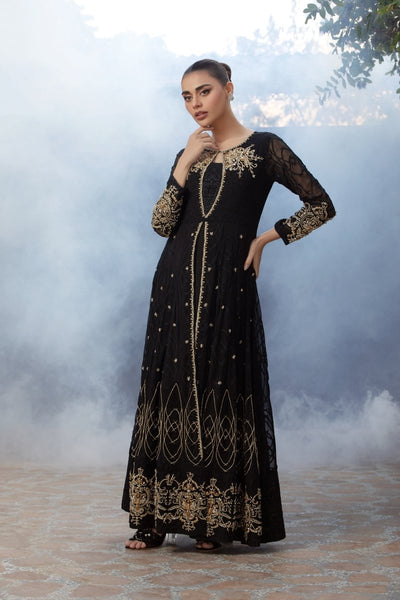 Panache | Pret | Black Royalty -  Panache By Mona  - Original Designer Dress - House of Maryam