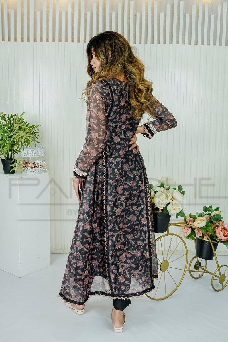 Panache | Pret | Black Swan -  Panache By Mona Casual - Original Designer Dress - House of Maryam