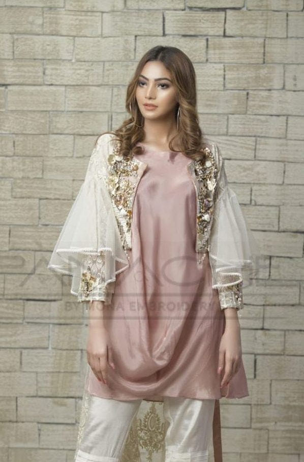 Panache | Pret | Blush Bloom -  Panache By Mona  - Original Designer Dress - House of Maryam