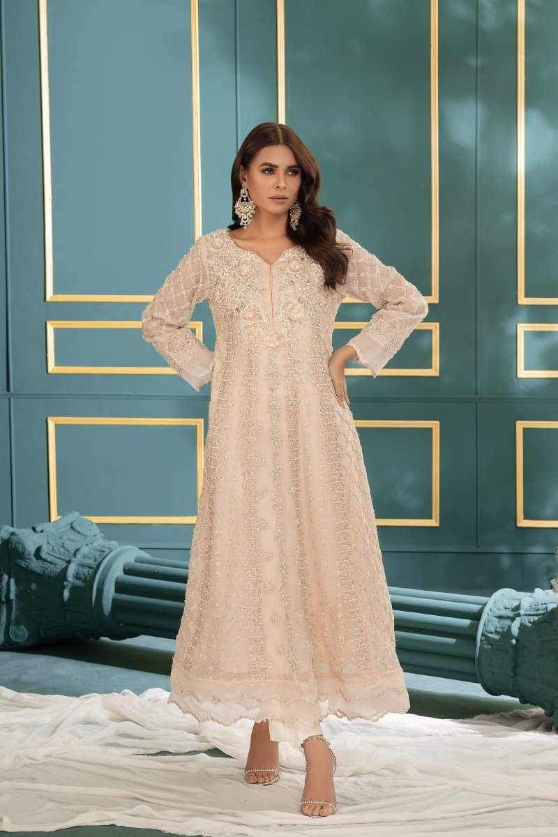 Panache | Pret | Blushing Breeze -  Panache By Mona  - Original Designer Dress - House of Maryam
