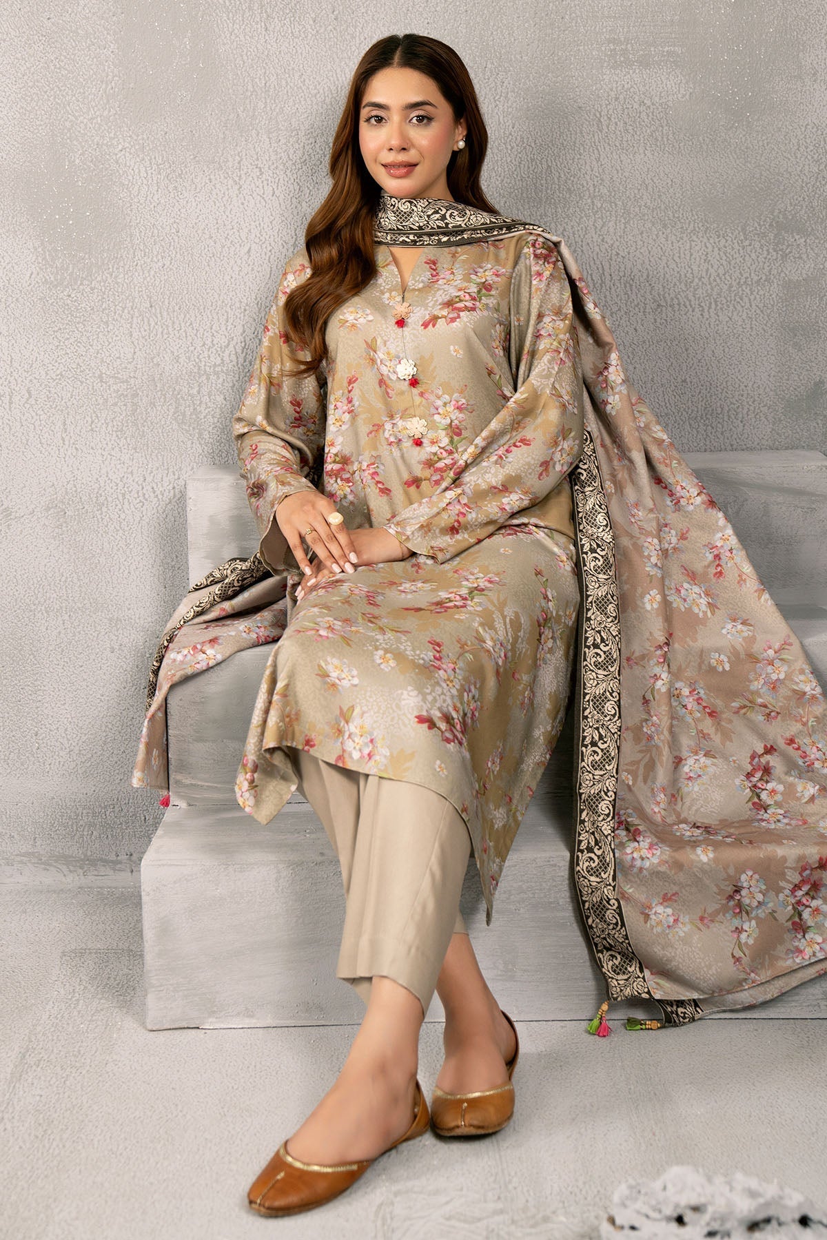 Kayseria | Winter Khaddar 24 | C5483-121-A -  Kayseria Ladies Clothes - Original Designer Dress - House of Maryam