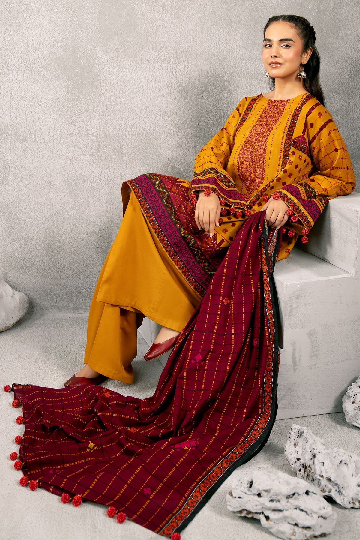 Kayseria | Winter Khaddar 24 | C6040-1 -  Kayseria Ladies Clothes - Original Designer Dress - House of Maryam