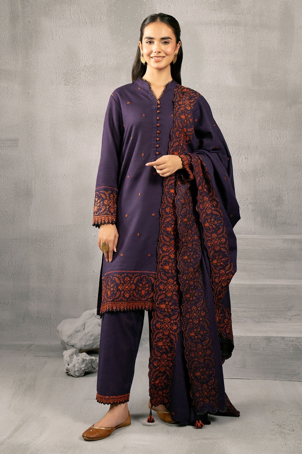 Kayseria | Winter Khaddar 24 | C6066-1 -  Kayseria Ladies Clothes - Original Designer Dress - House of Maryam