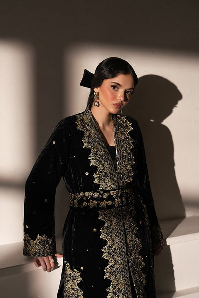 Caia | Luxury Velvet Edit 25 | Diana-Brand:Caia-Type:Ladies Clothes-Black-Velvet-House of Maryam- Buy in UK, USA