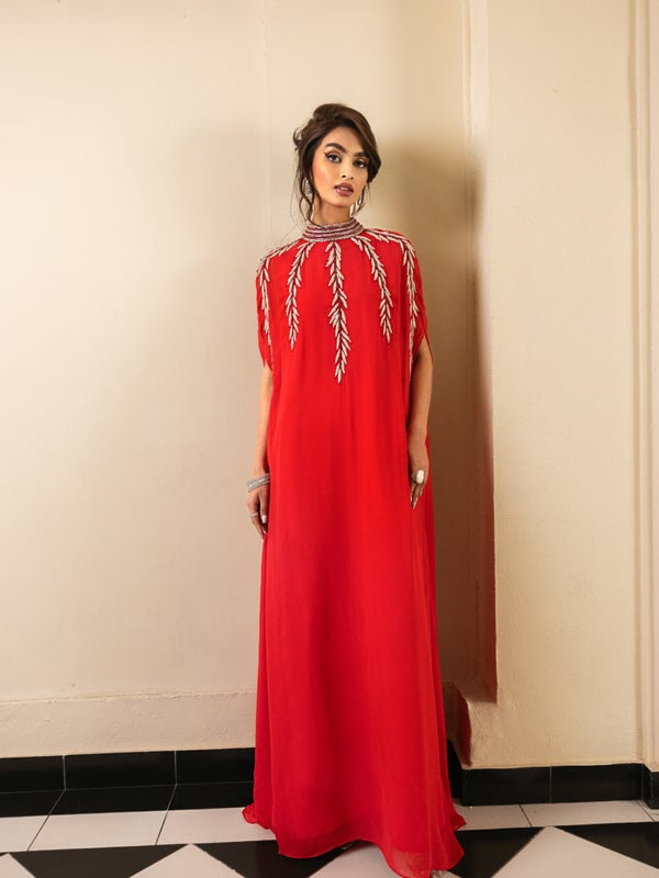 Caia | Mahiri Luxury Edit24 | VIVACIE (RED) by Designer Caia - House of Maryam - Pakistani Designer Ethnic Wear in {{ shop.shopifyCountryName }}