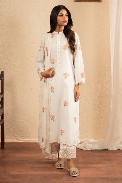 Cross Stitch | Exclusive Pret | Lotus Bloom-2PC (Shirt & Dupatta)