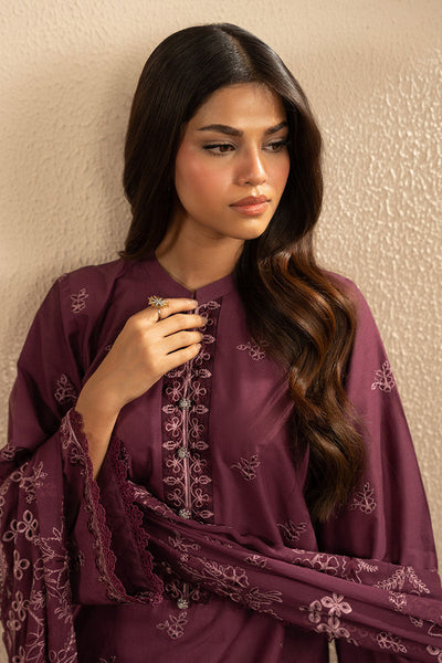 Cross Stitch | Exclusive Pret | Purple Glow-2PC (Shirt & Dupatta)