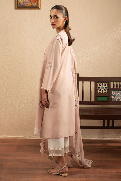 Cross Stitch | Exclusive Pret | Dusty Pink-2PC (Shirt & Dupatta)
