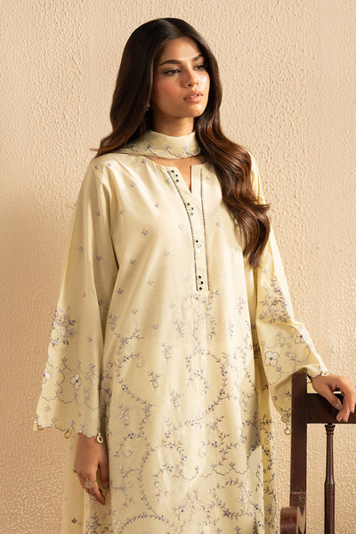 Cross Stitch | Exclusive Pret | Lemon Lime-2PC (Shirt & Dupatta)
