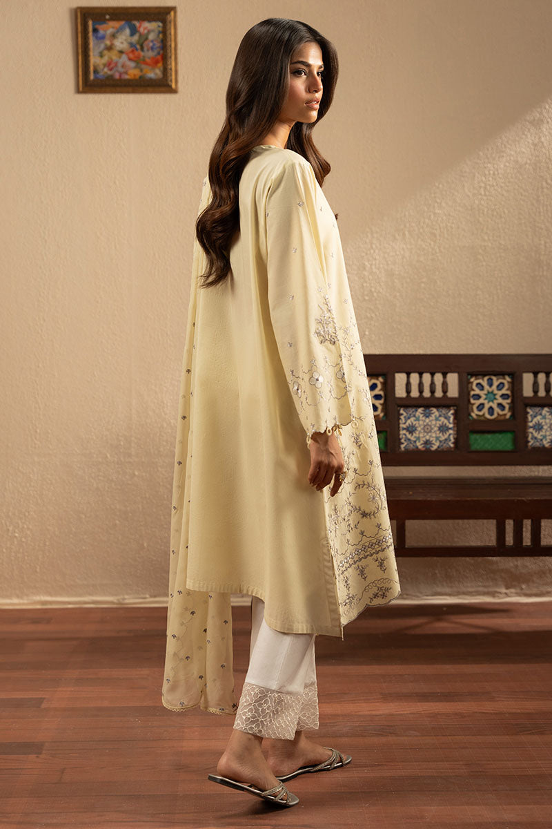 Cross Stitch | Exclusive Pret | Lemon Lime-2PC (Shirt & Dupatta), image 5