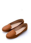 Camel Brown Loafers by Designer House of Maryam - House of Maryam - Pakistani Designer Ethnic Wear in {{ shop.shopifyCountryName }}