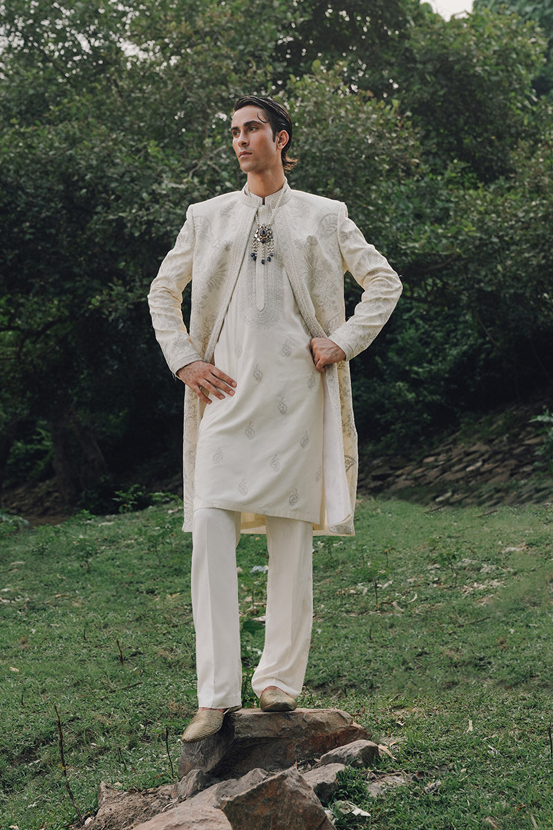 Republic By Omar Farooq | Sherwani Couture | 'Zaar' Sherwani -  Republic by Omar Farooq SHERWANI COUTURE - Original Designer Dress - House of Maryam