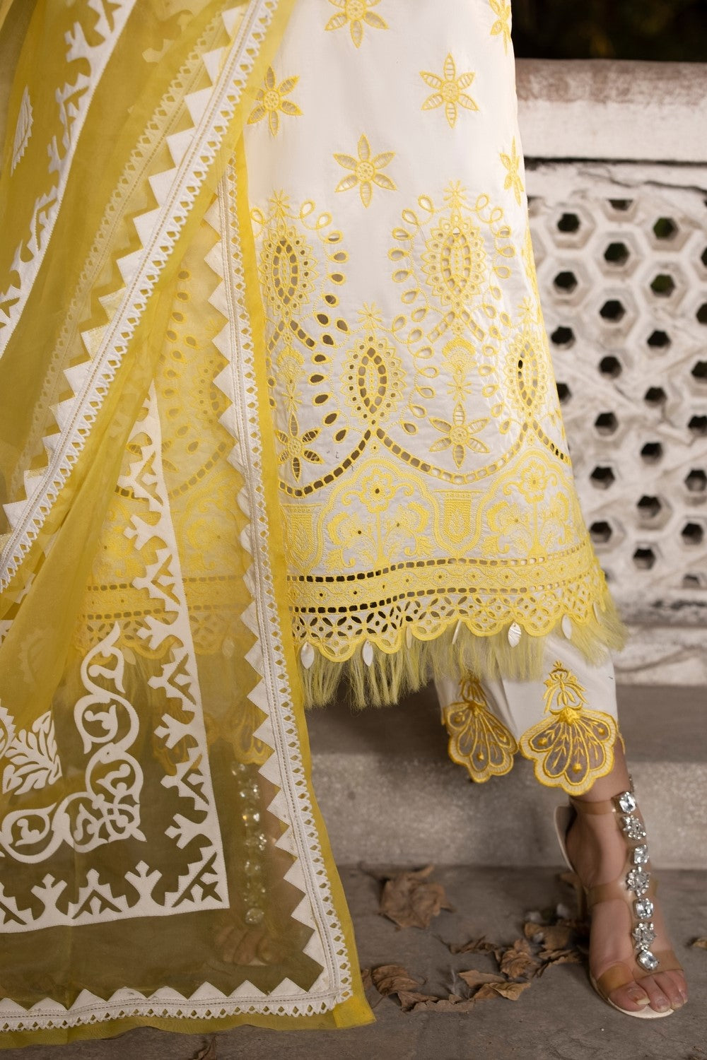 Ittehad | Embroidered Lawn | I-11 -  Ittehad Luxury - Original Designer Dress - House of Maryam